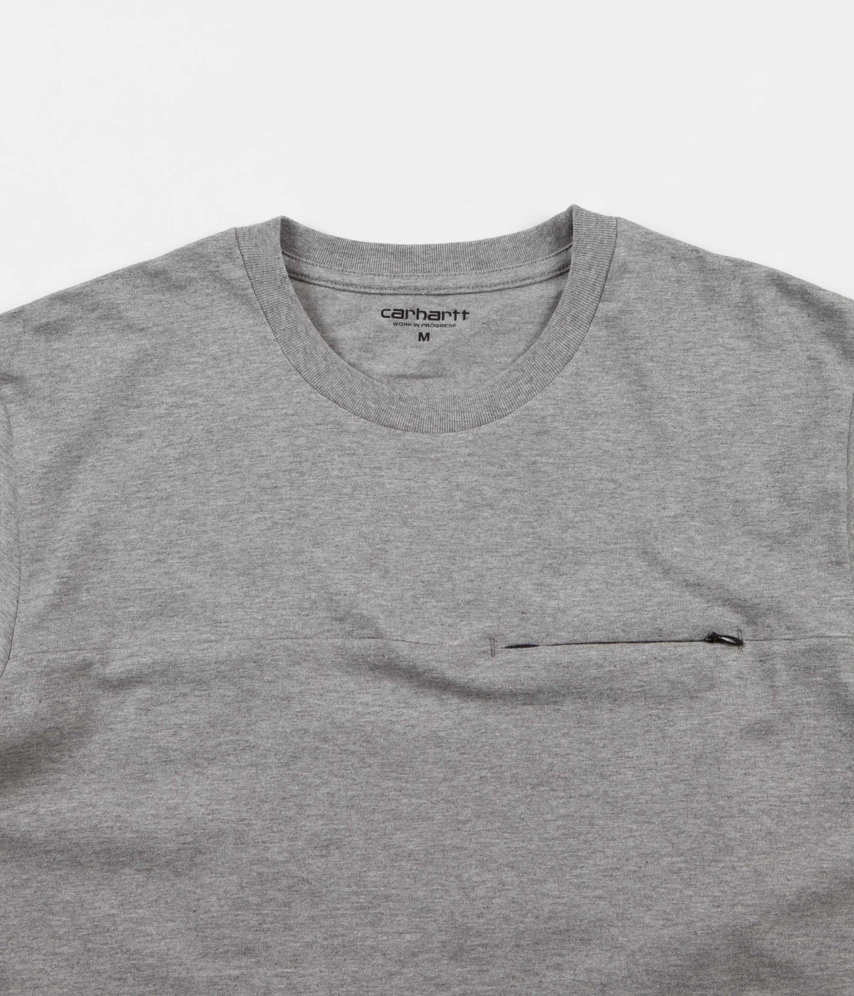 Carhartt Reflective Pocket T-Shirt - Grey Heather | Flatspot