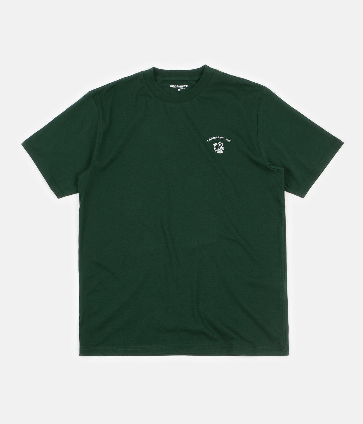 Carhartt Reverse Midas T-Shirt - Bottle Green / White | Flatspot