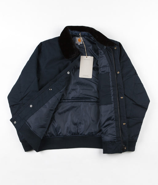 Carhartt Stanley Bomber Jacket - Navy | Flatspot