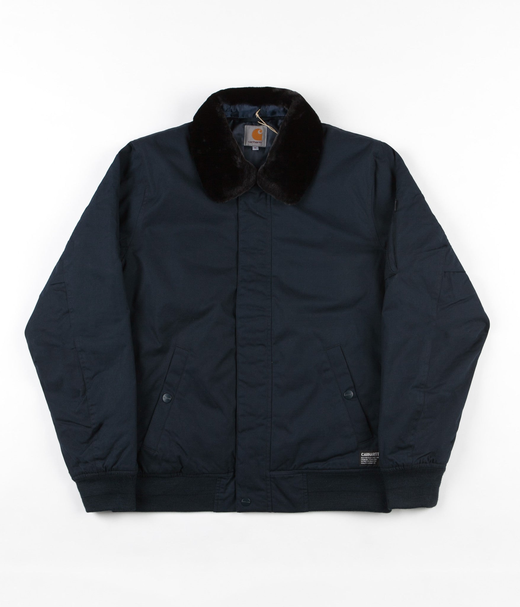 Carhartt Stanley Bomber Jacket - Navy | Flatspot