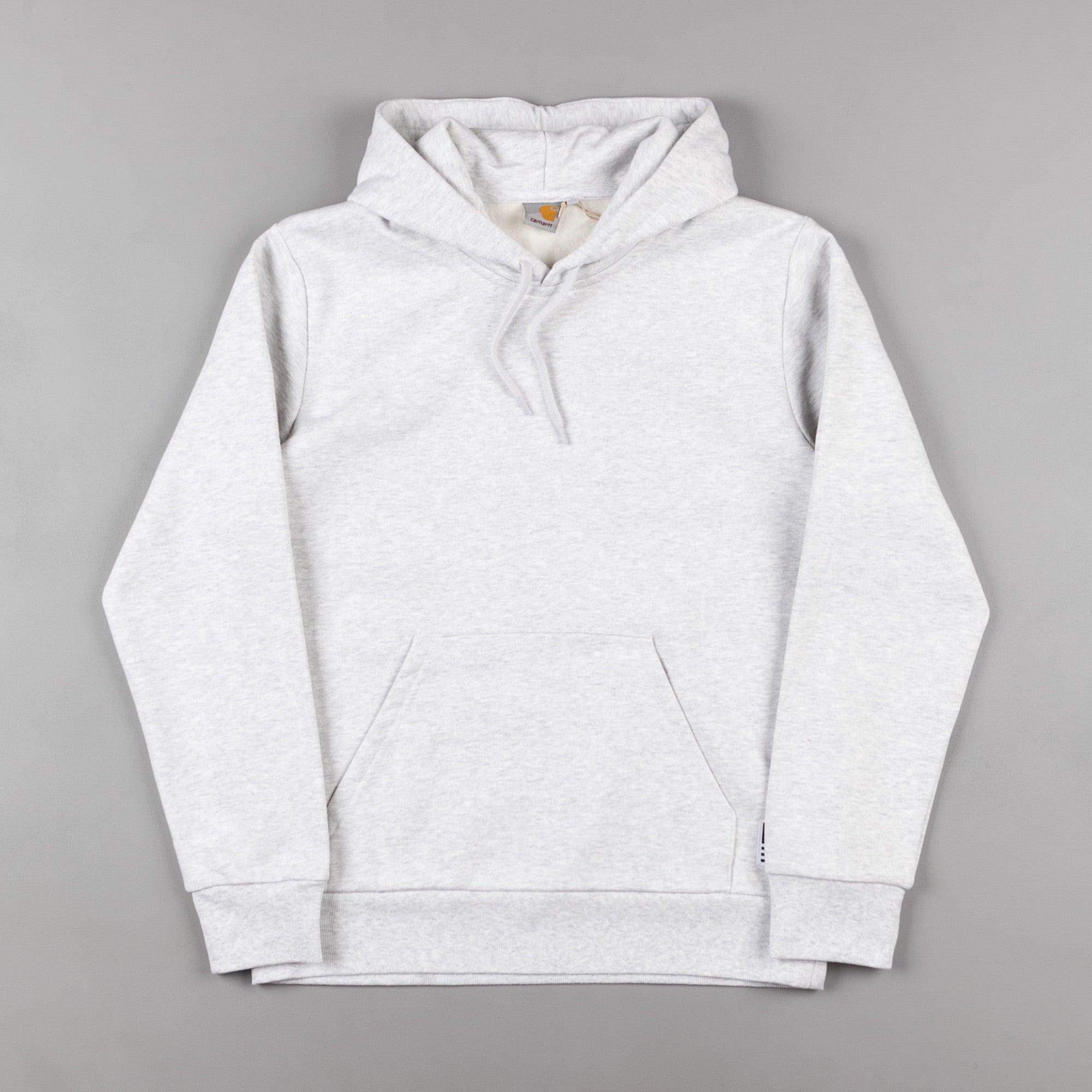 Carhartt State Flag Hooded Sweatshirt - Ash Heather / White | Flatspot