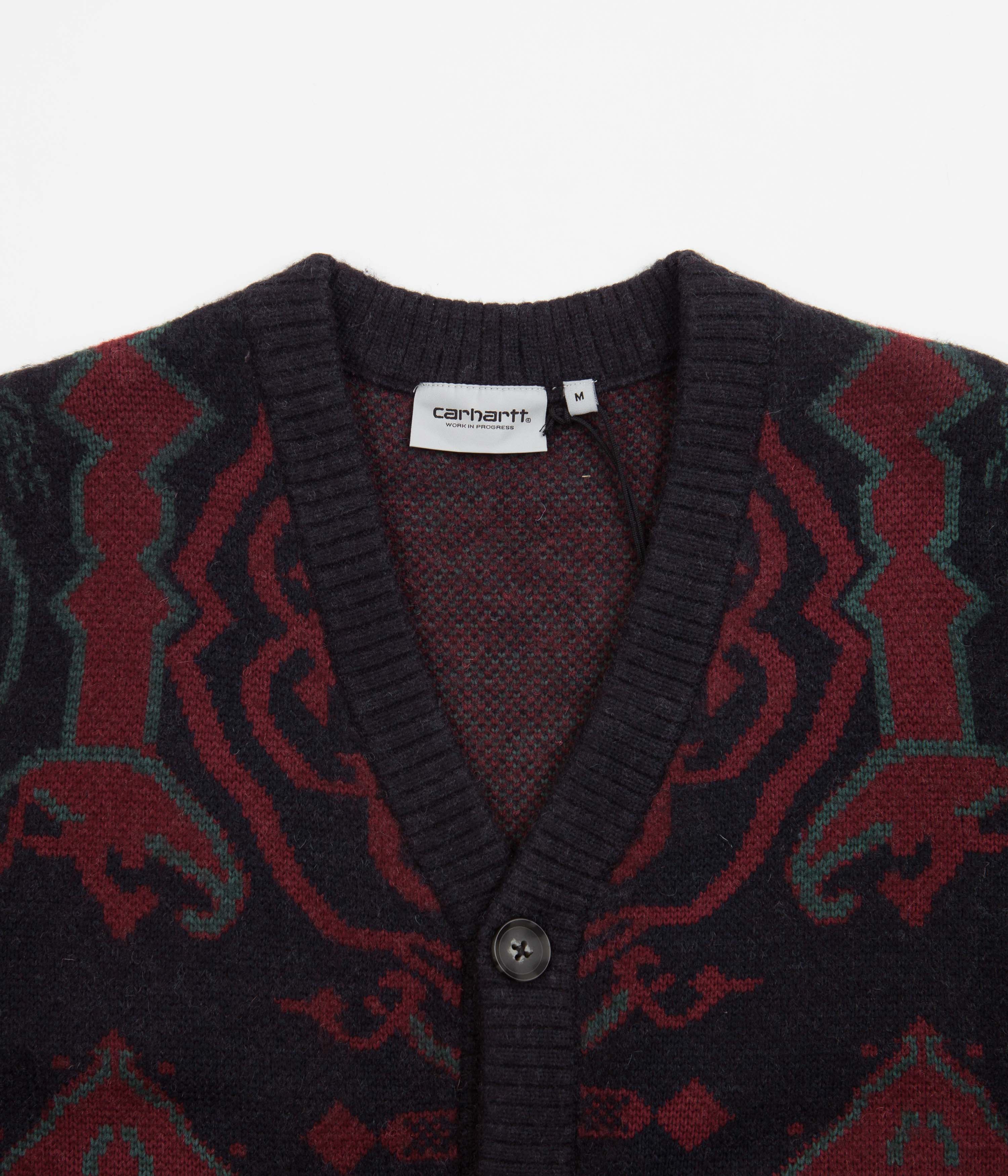 Carhartt Verse Cardigan - Verse Jacquard / Dark Navy | Flatspot