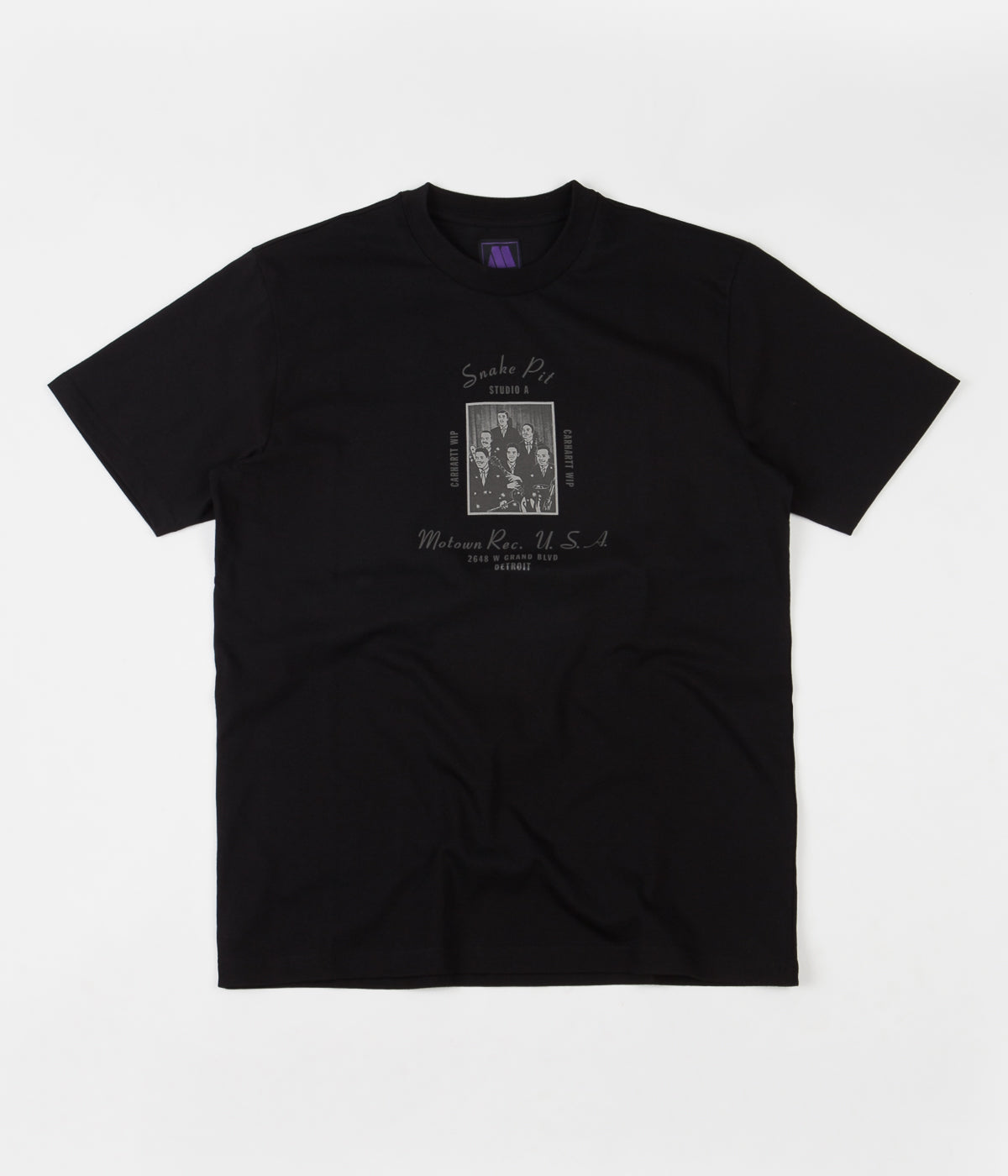 Carhartt x Motown Snake Pit T-Shirt - Black