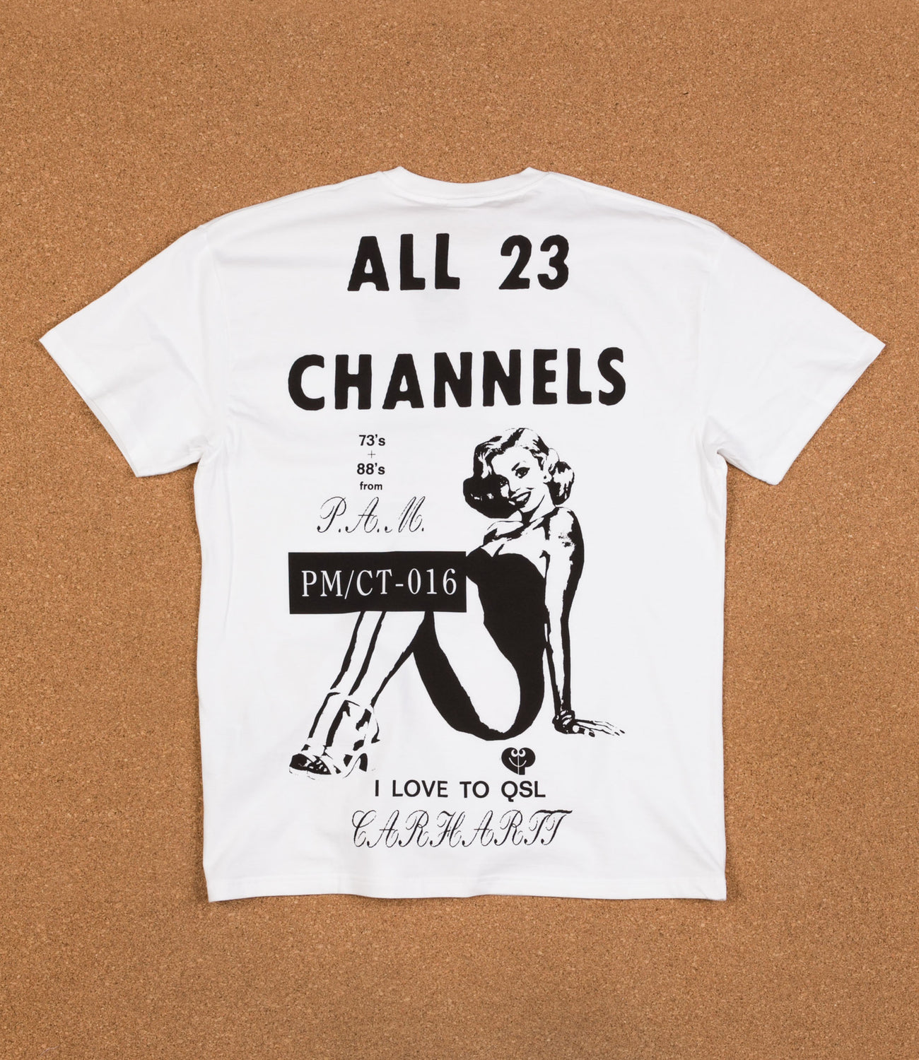 Carhartt x PAM Radio Club All Channels T-Shirt - White | Flatspot