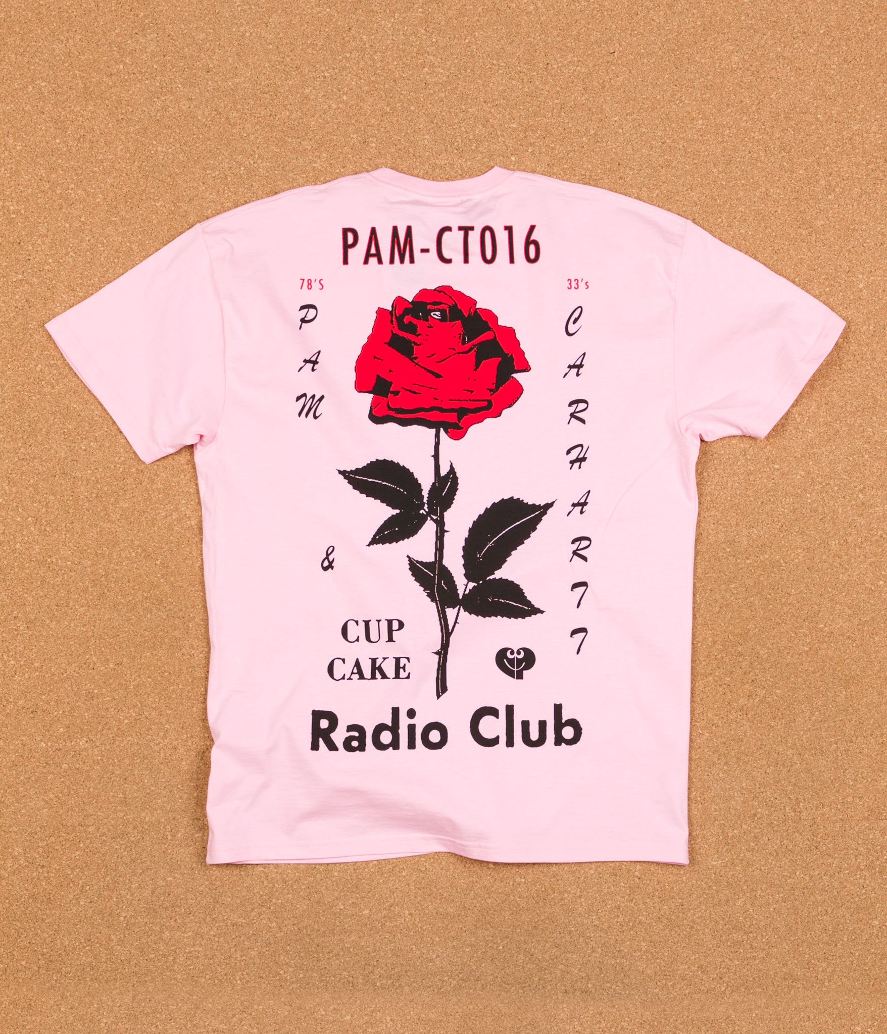 Carhartt x PAM Radio Club L.A. T-Shirt - Vegas Pink | Flatspot