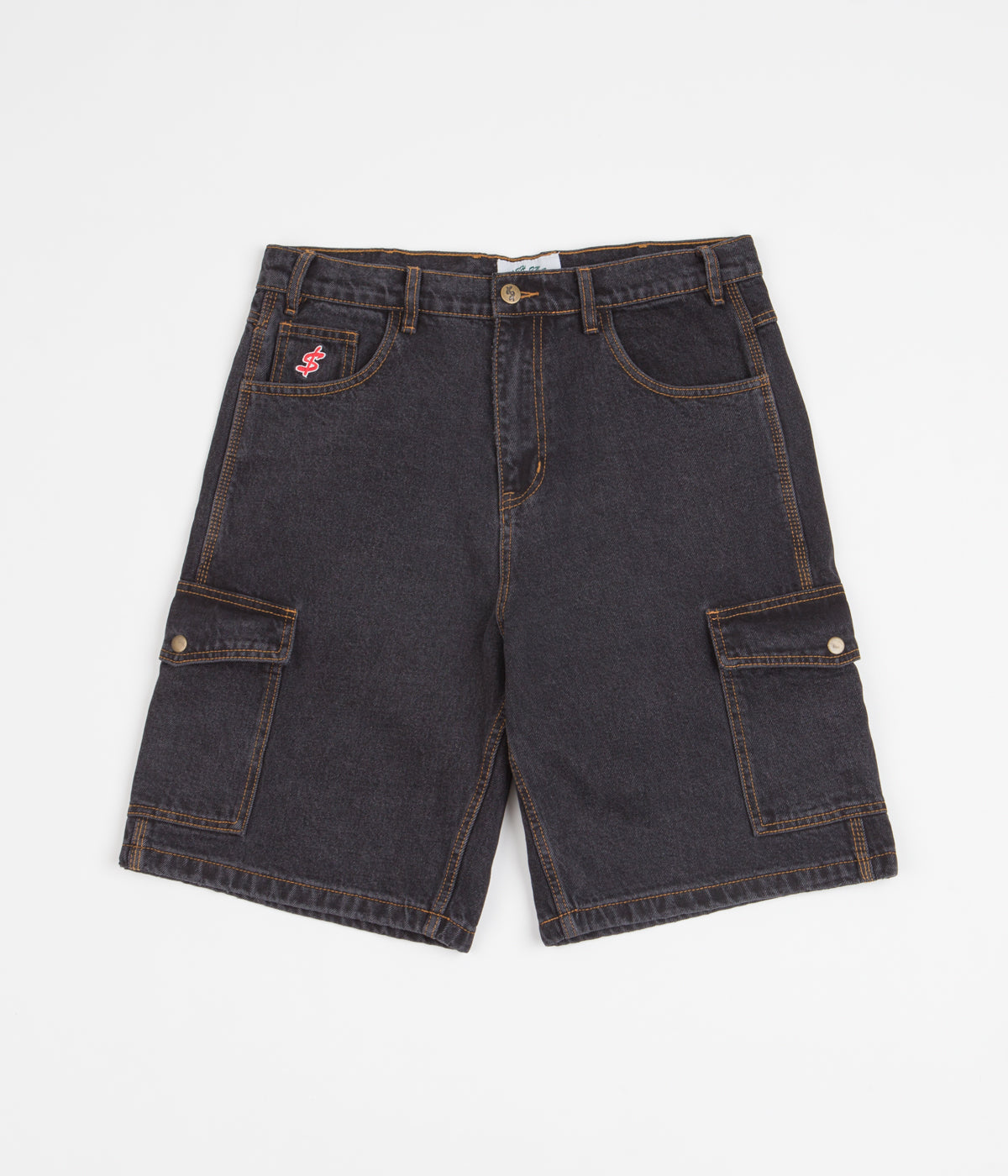 💻 DROP 3 | medium blue denim cargo shorts – remass