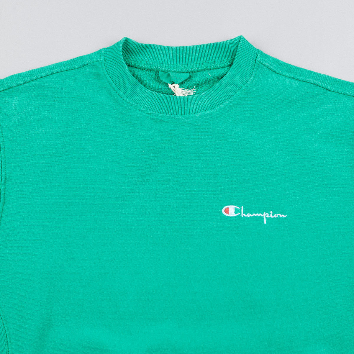 Champion Classic Reverse Weave Crewneck Sweatshirt - Green | Flatspot