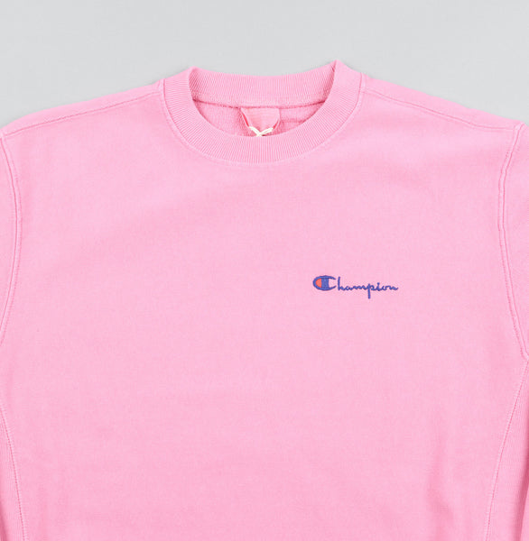 Champion Classic Reverse Weave Crewneck Sweatshirt - Pink | Flatspot