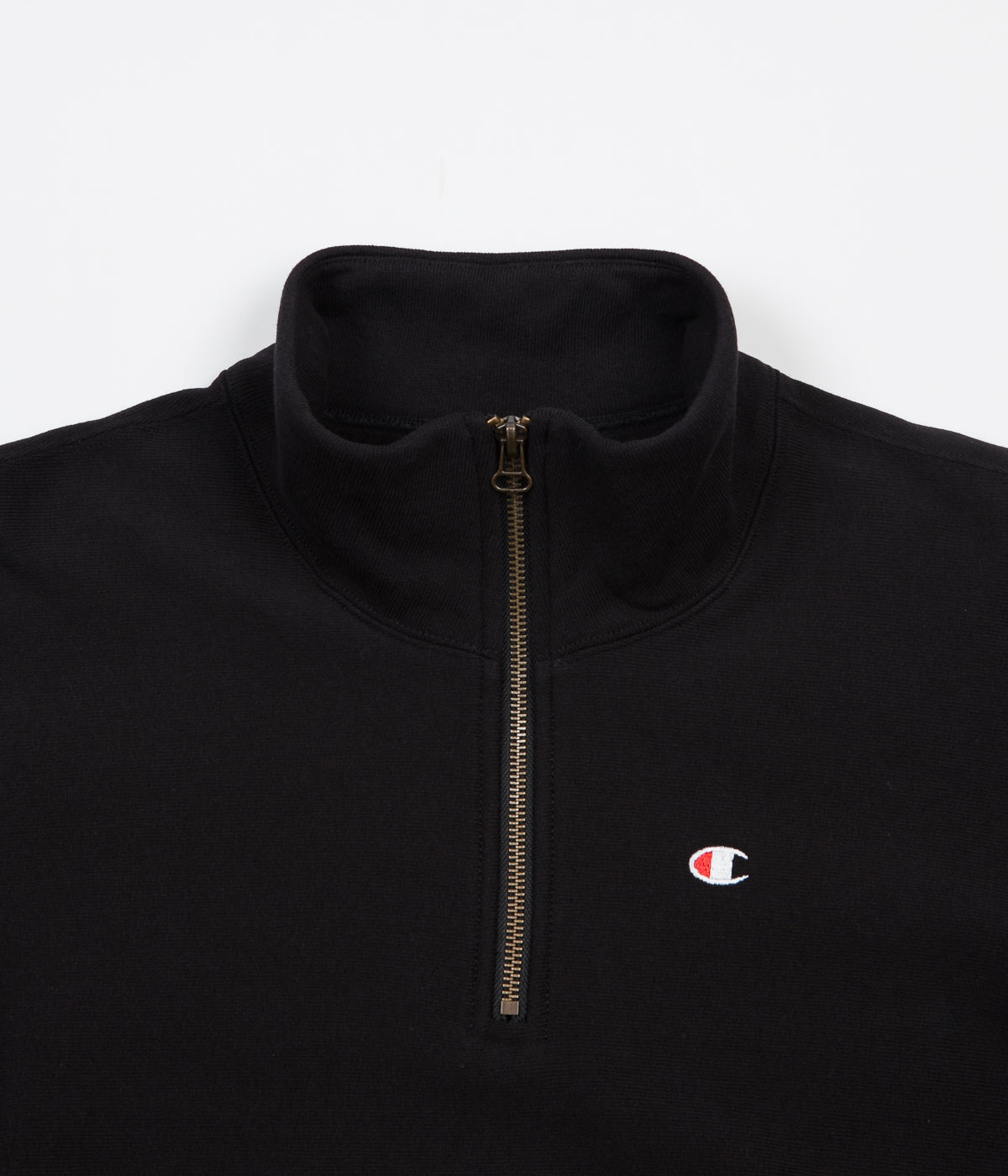 champion black half zip