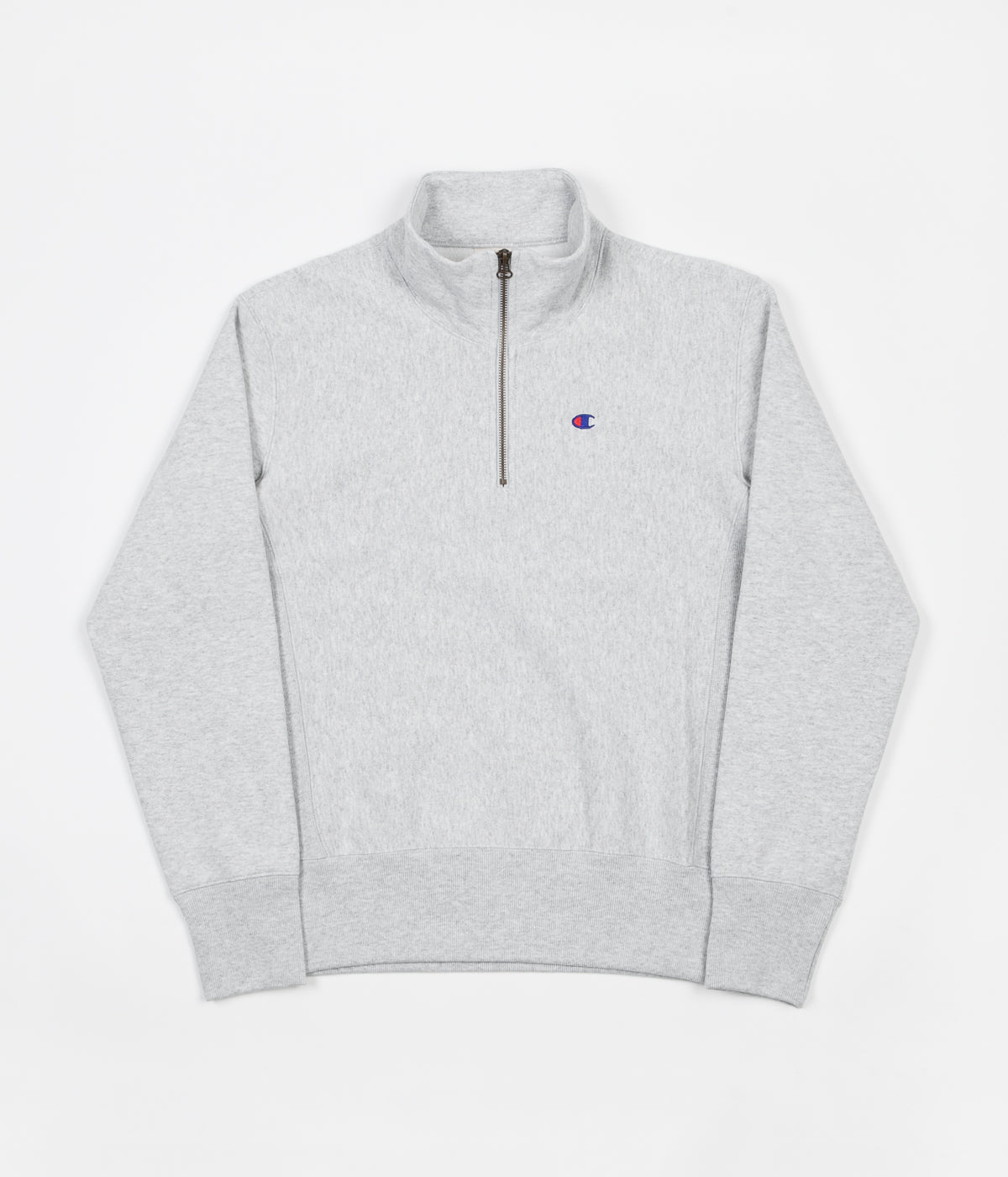 half zip grey sweatshirt