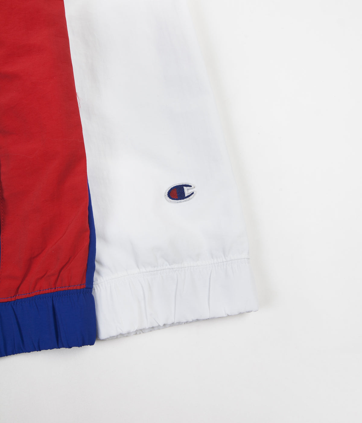 red white and blue champion jacket