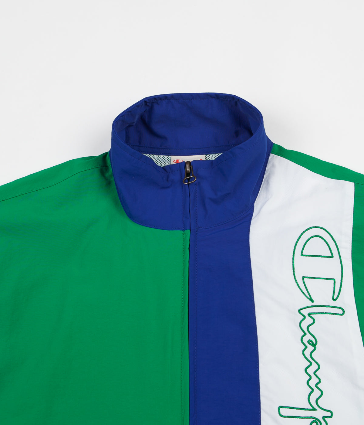 champion hoodie blue and white