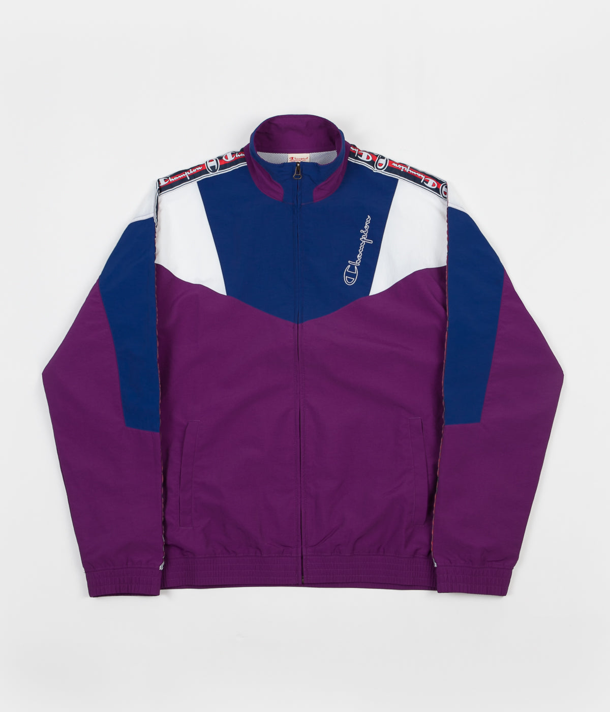 champion purple tracksuit