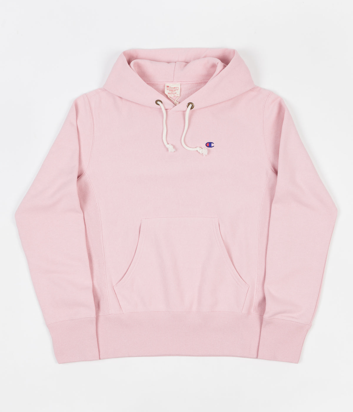 pink champion hoodie and sweatpants