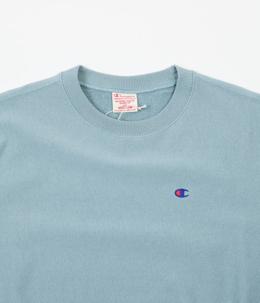 Champion Reverse Weave Classic Sweatshirt - Blue | Flatspot