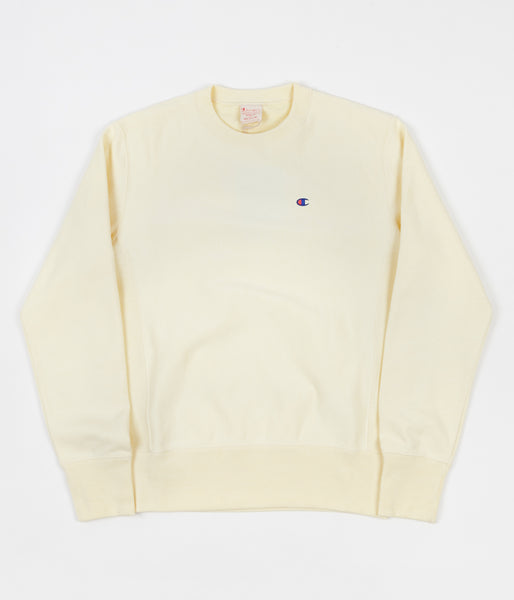 Champion Reverse Weave Classic Sweatshirt - Yellow | Flatspot