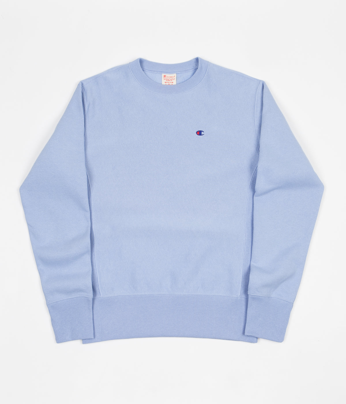 light blue champion sweatshirt