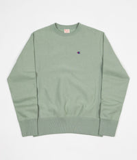 champion crew neck green