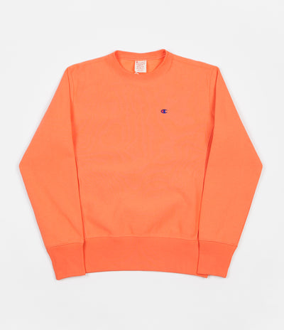 peach champion sweatshirt