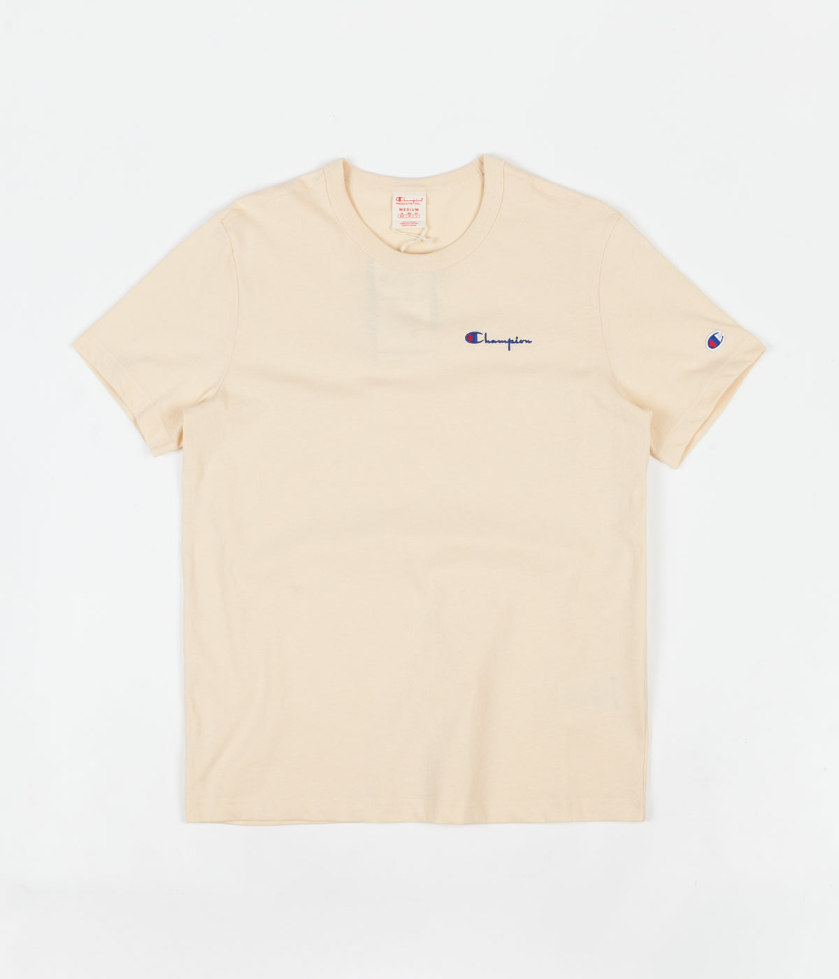 beige champion shirt