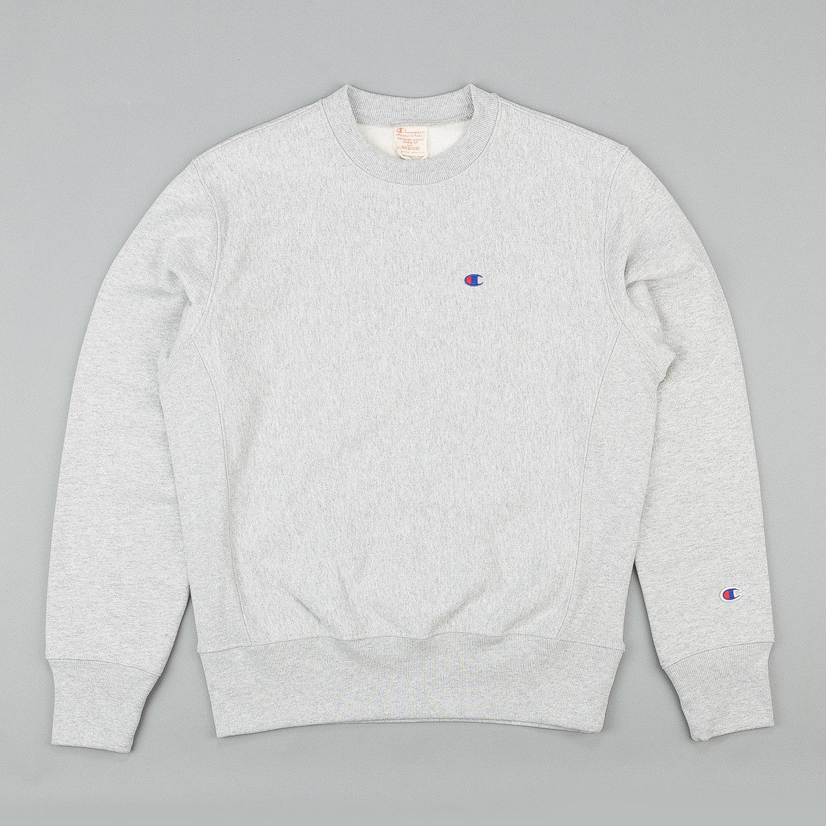 Champion Classic Reverse Weave Crewneck Sweatshirt - Grey | Flatspot