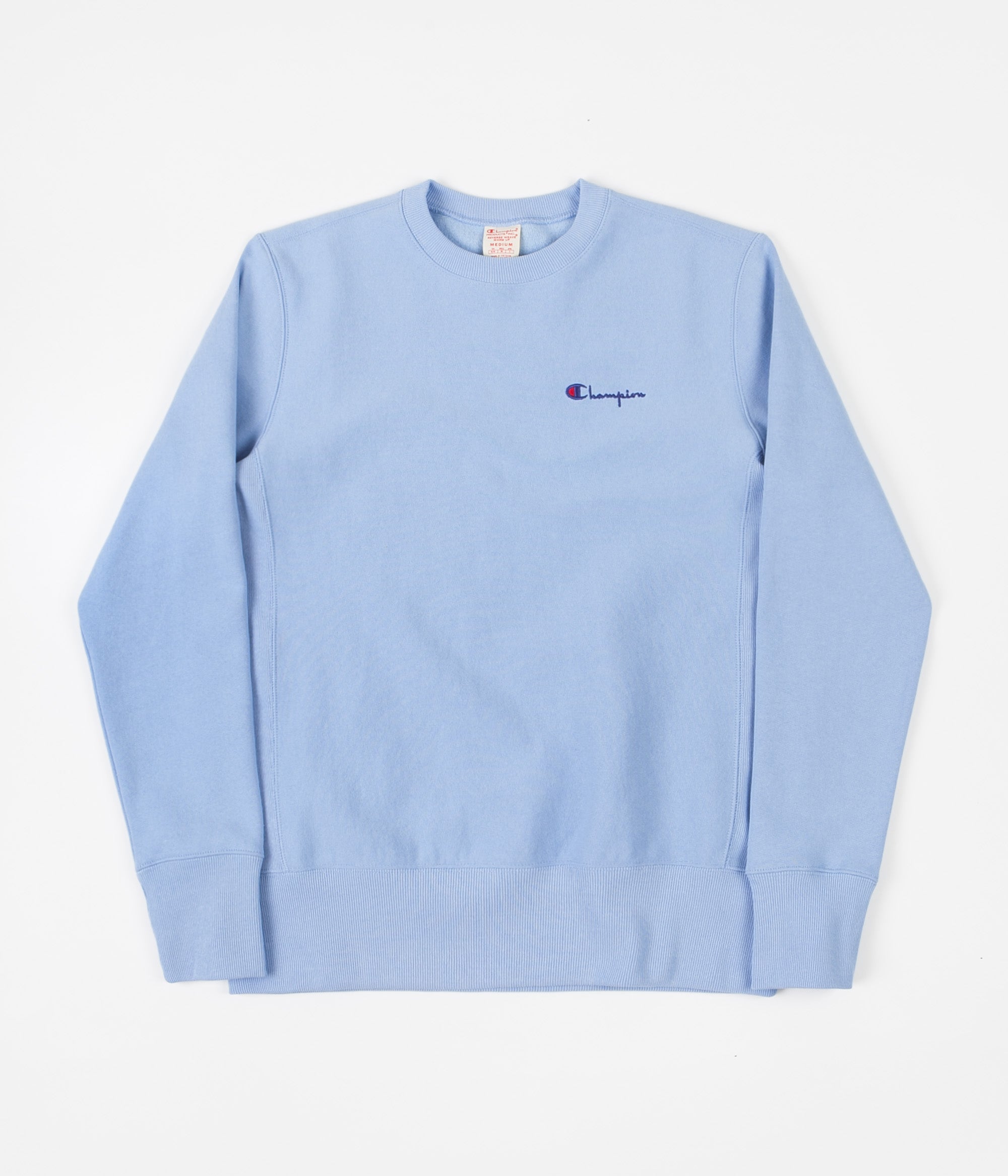 champion crew neck blue