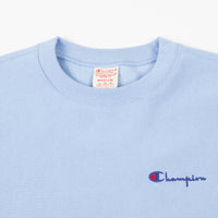 champion blue reverse weave crewneck sweatshirt