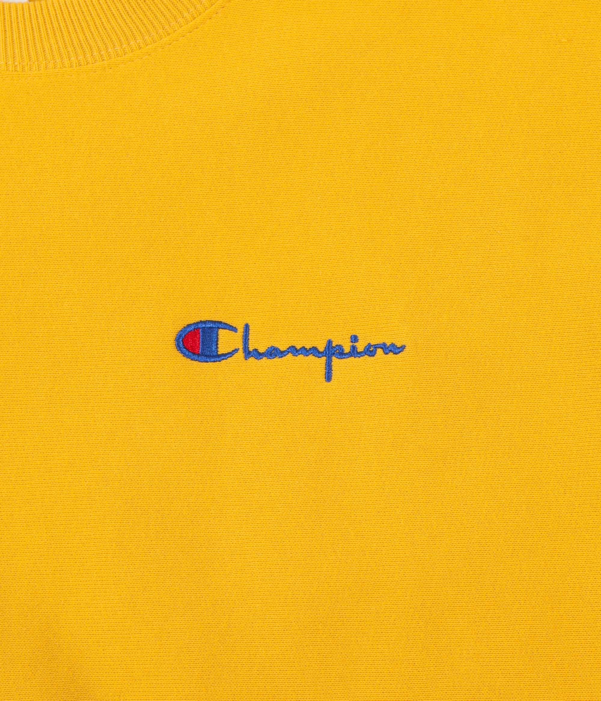 champion sweatshirt mustard yellow