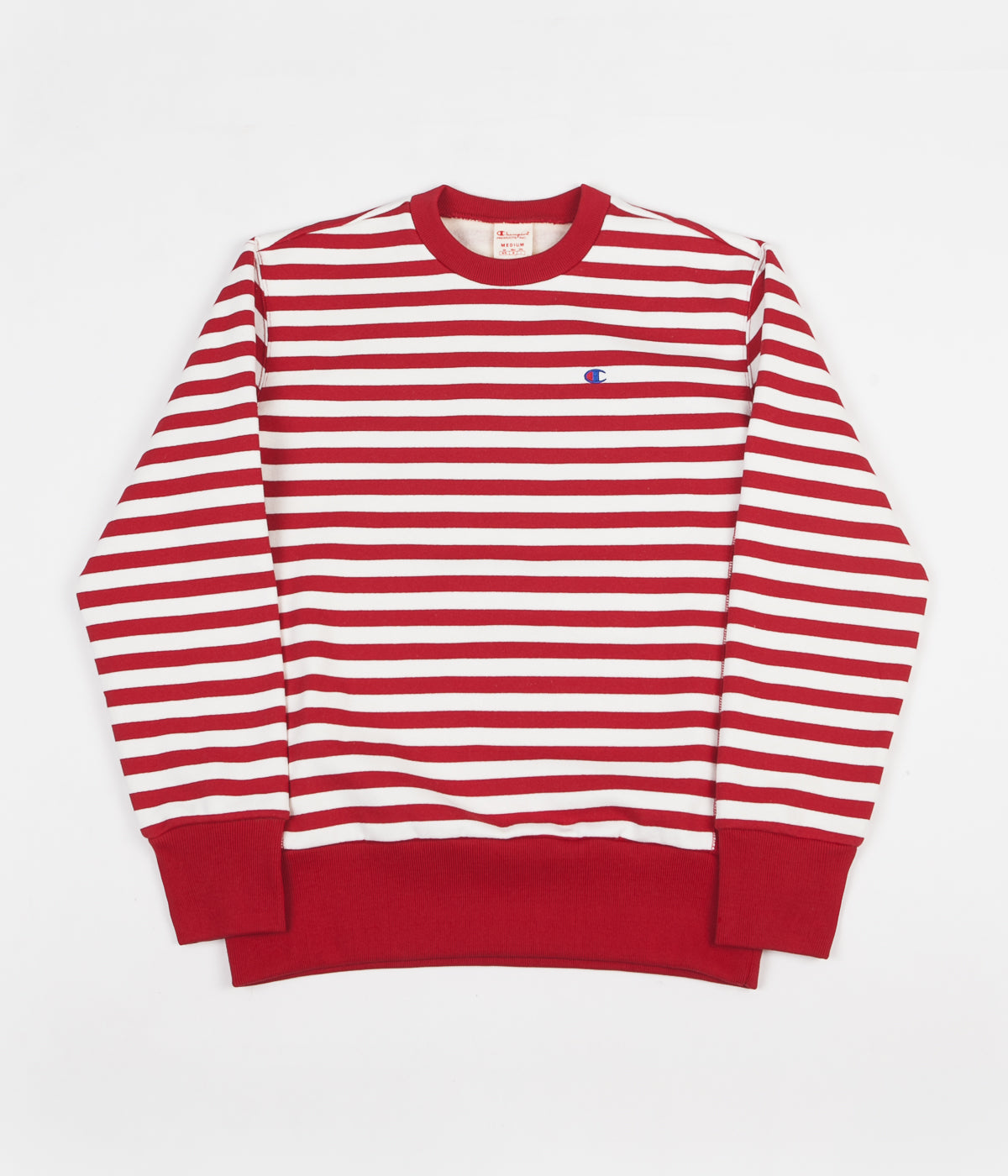 red white striped sweatshirt