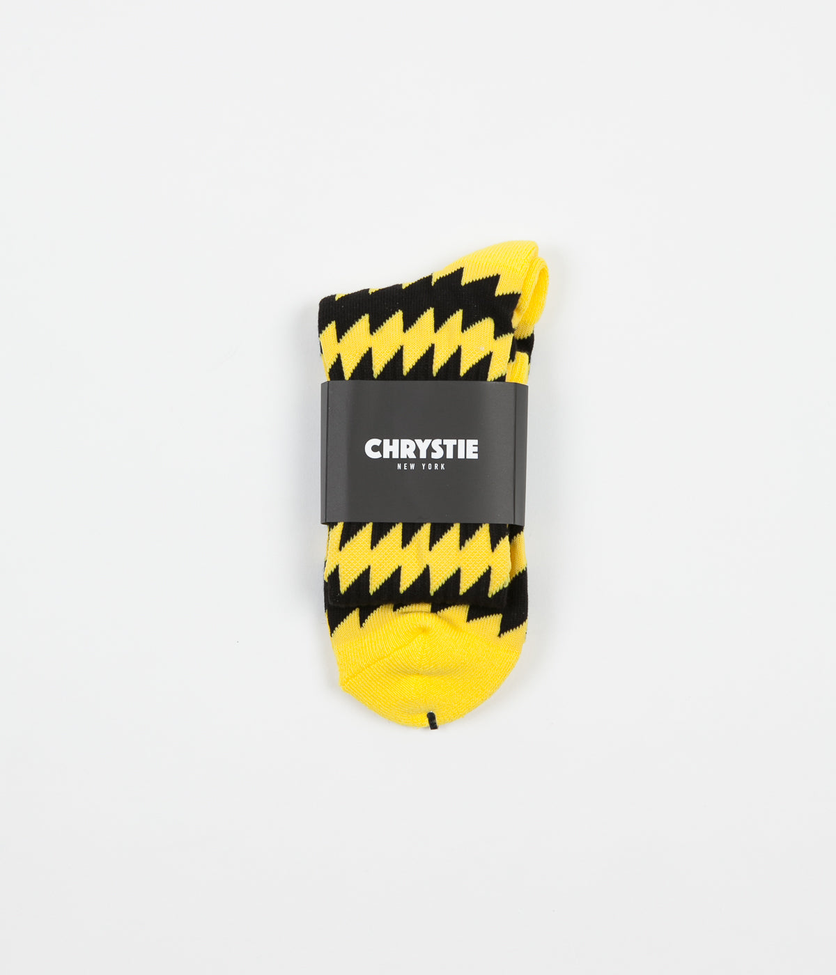 Chrystie Nyc X Chinatown Soccer Club Socks Black Yellow Flatspot