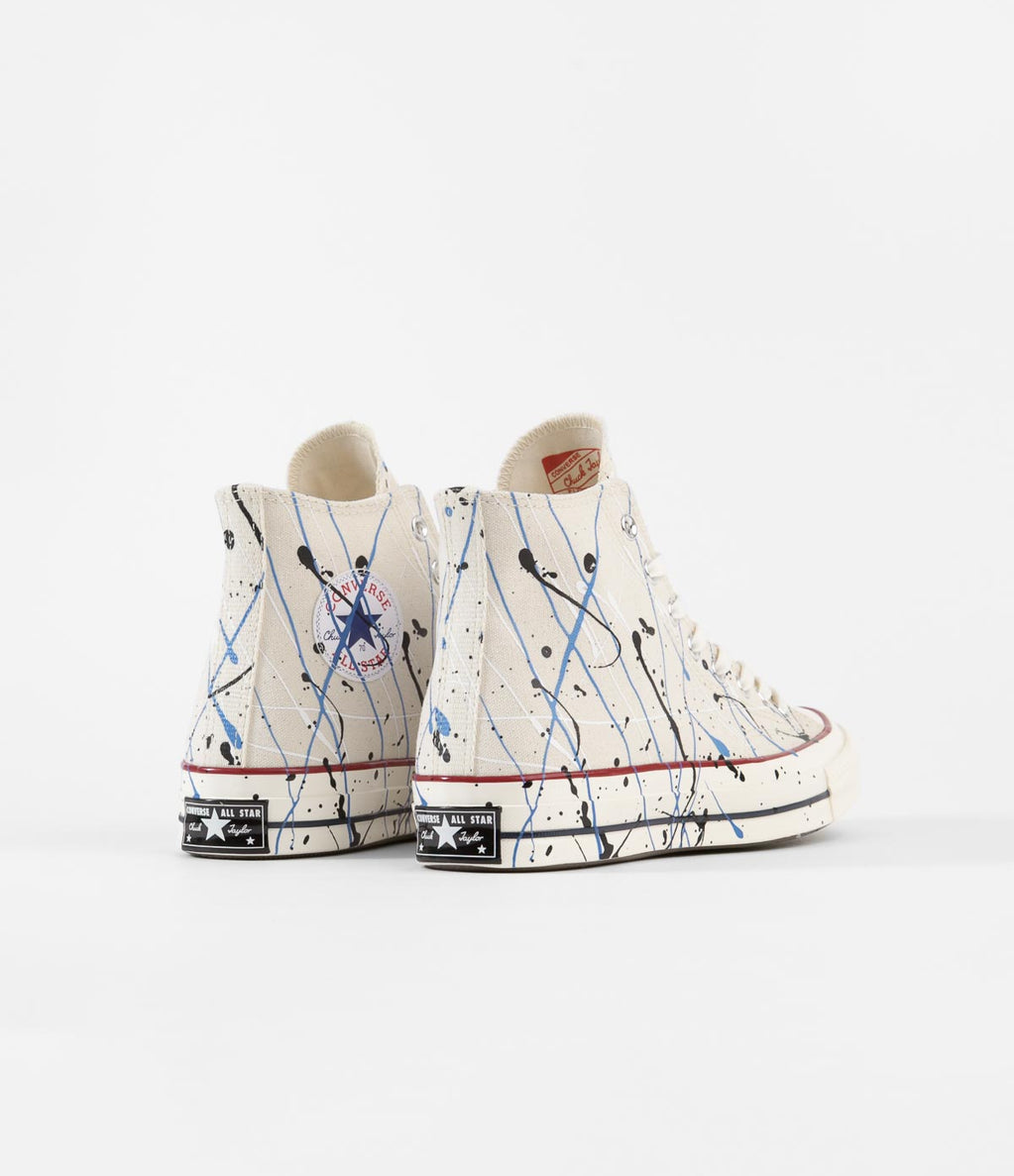 Converse Chuck 70 Hi Archive Paint Splatter Print Shoes - Egret / Digi ...