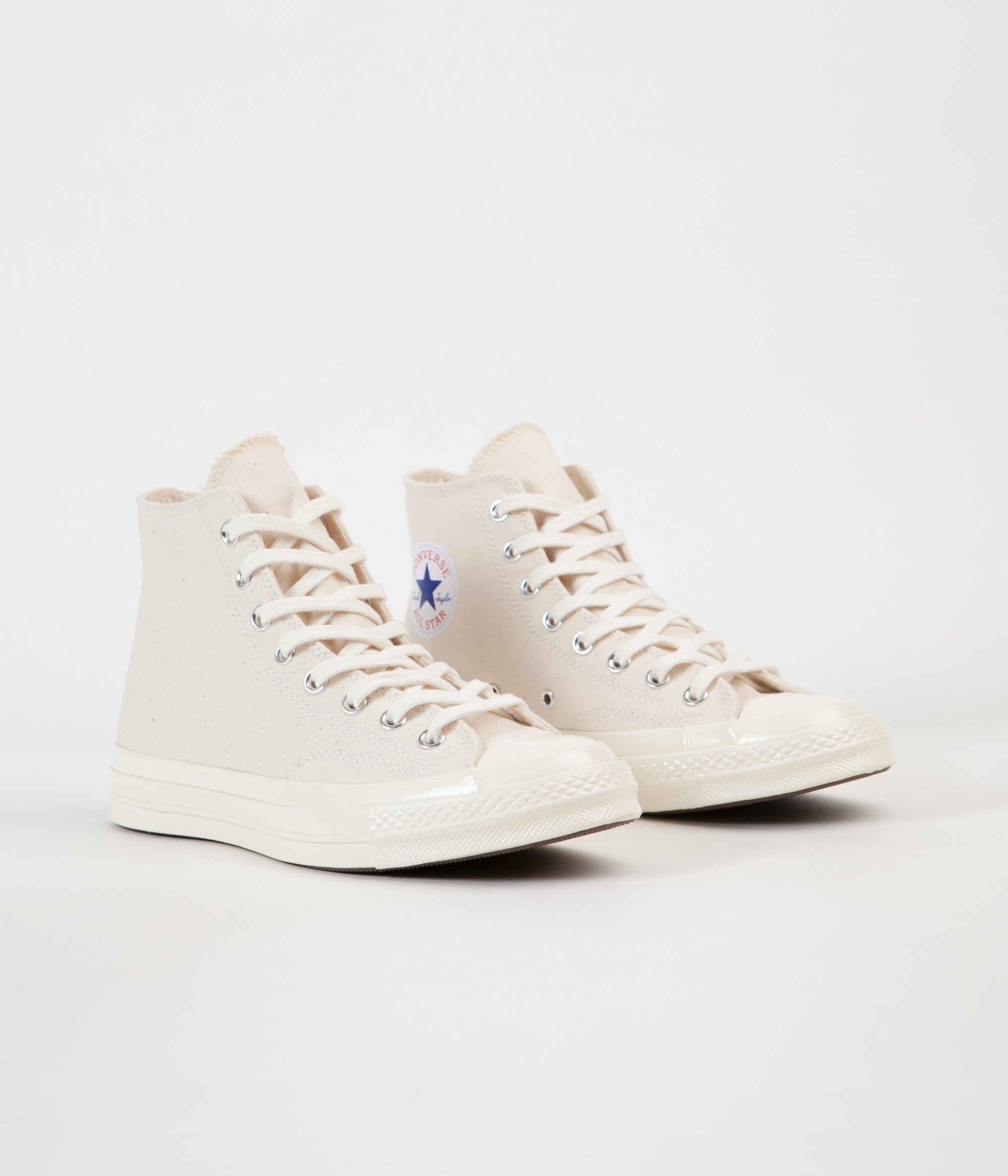 converse chuck taylor 1970s hi vintage canvas natural & clematis blue