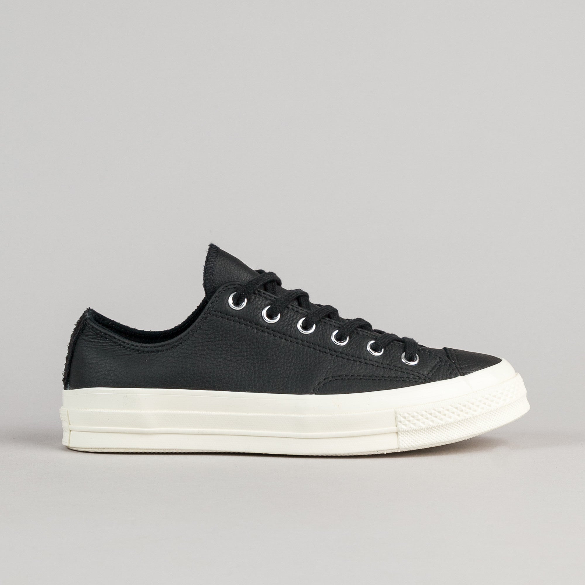 Very Goods | Converse CTAS 70's OX Shoes - Black / Black / Egret | Flatspot