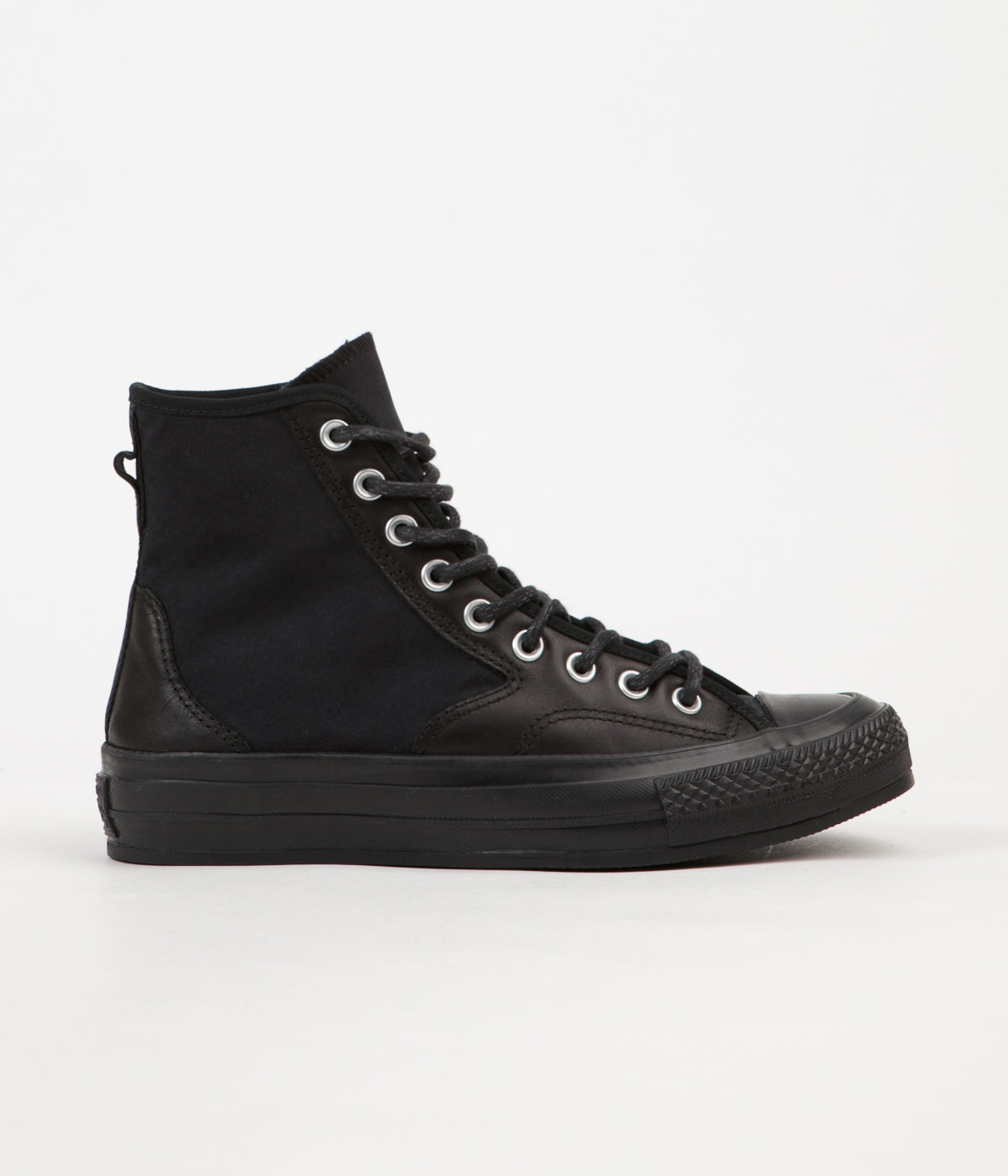 Converse CTAS 70's Hiker Hi Shoes - Black / Black / Black | Flatspot