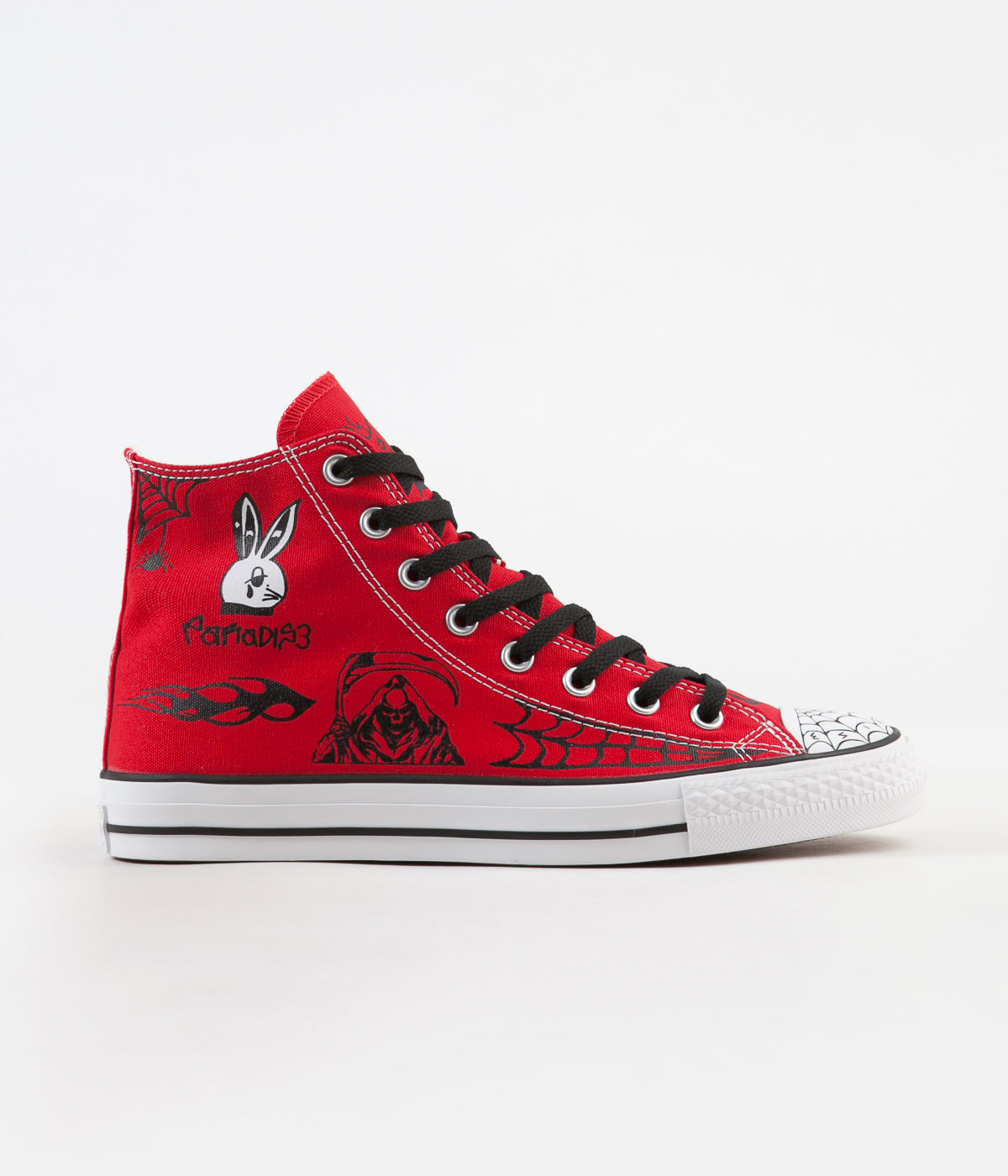 red or black converse