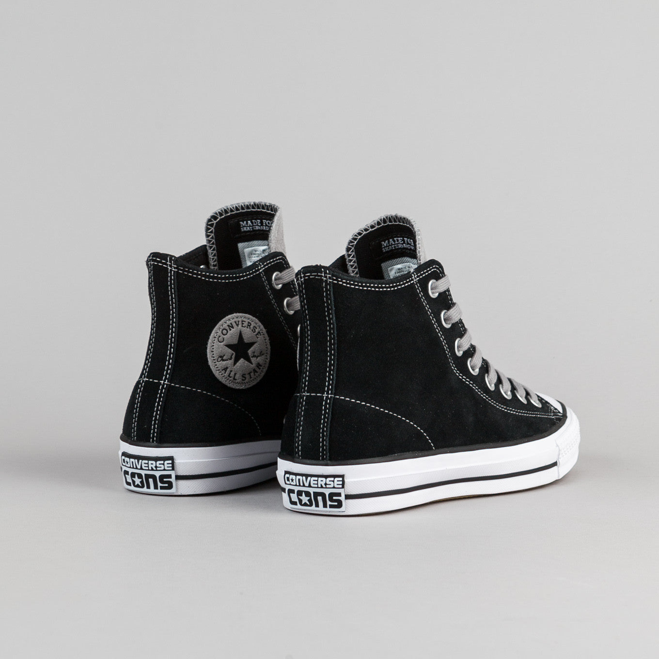 Converse CTAS Pro Hi Shoes - Black / Dolphin / White | Flatspot