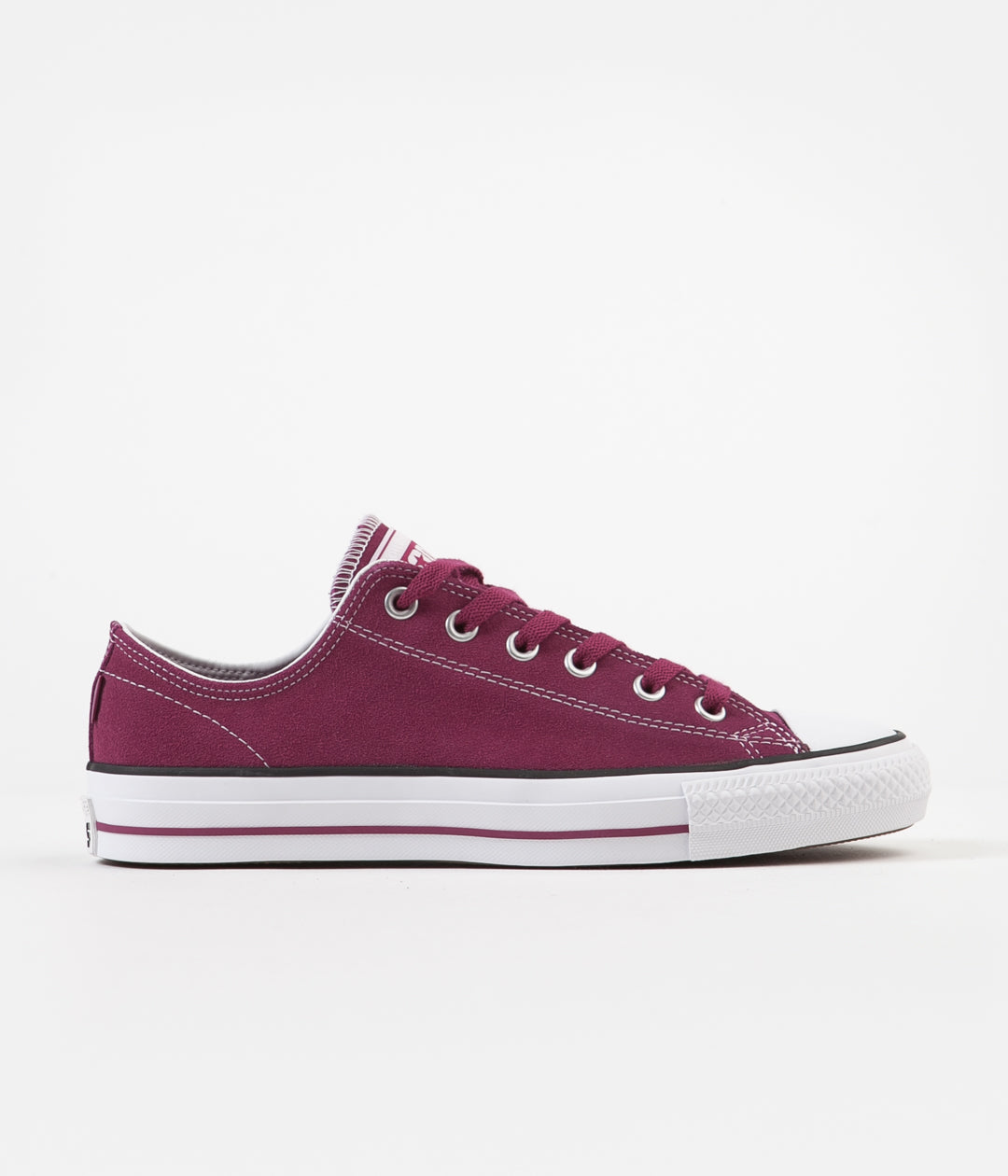 maroon and white converse