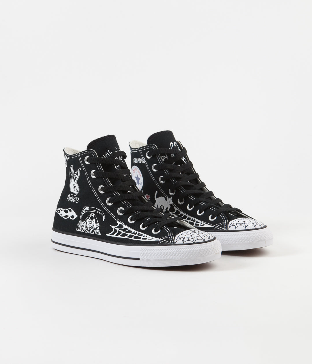 Converse CTAS Sean Pablo Hi Shoes - Black / White / White | Flatspot