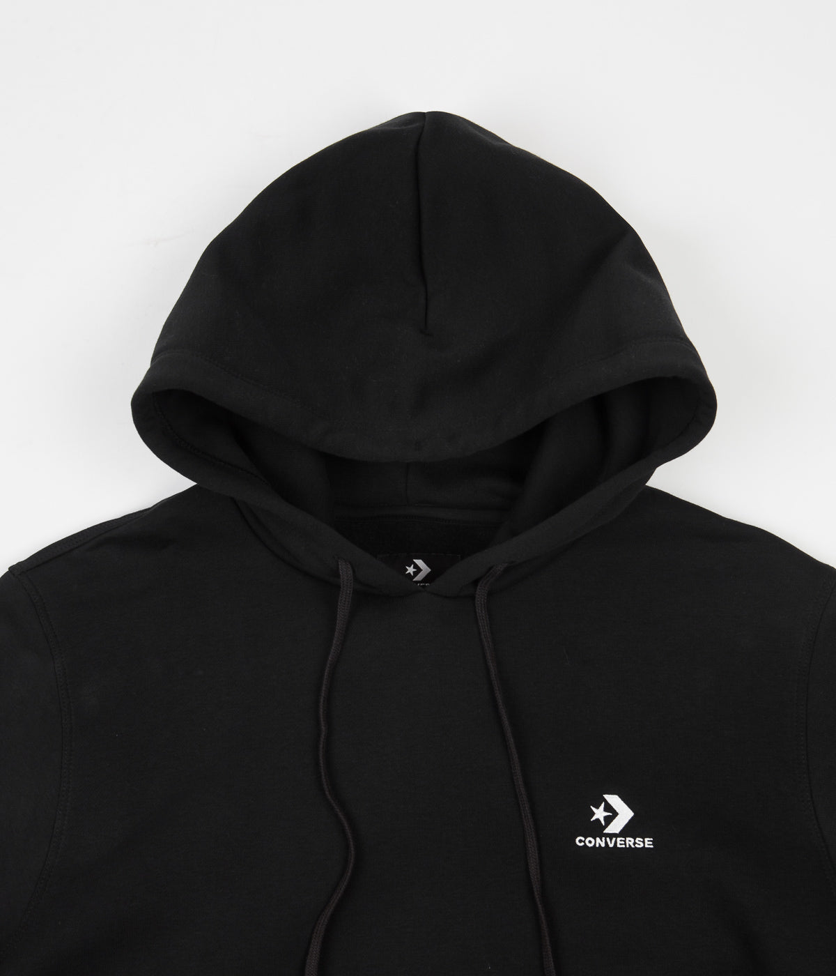 black converse hoodie