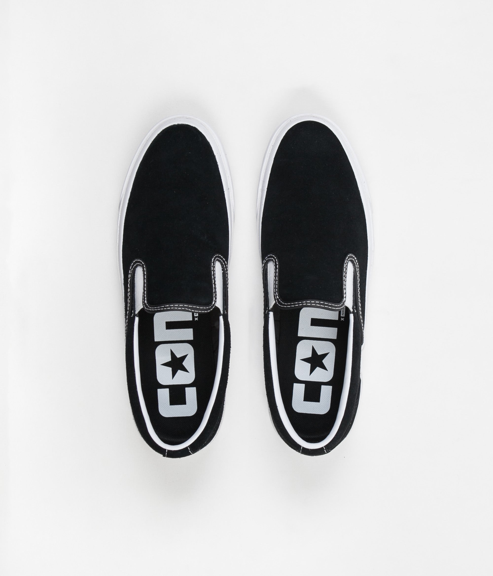 one star slip ons