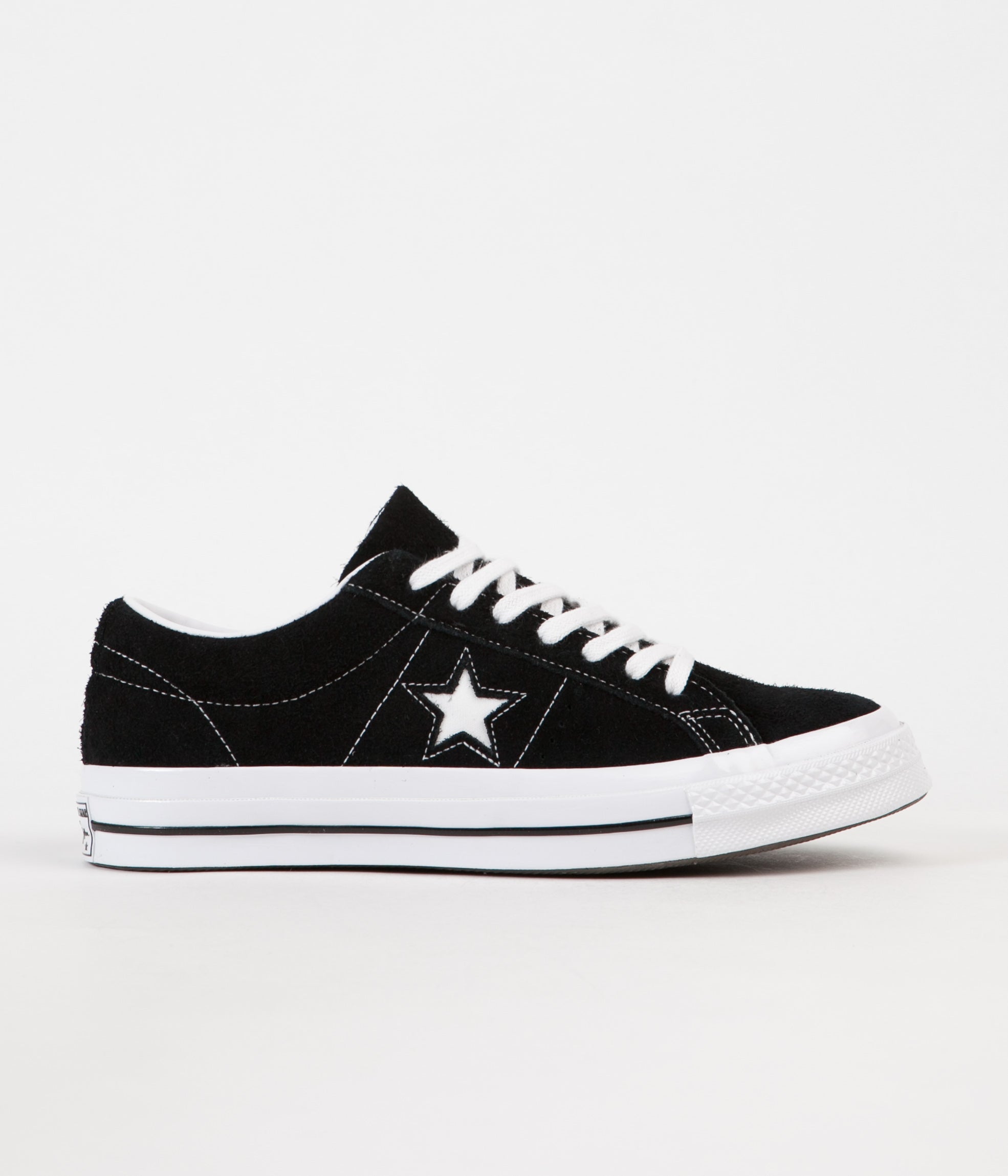 white shoes with black star