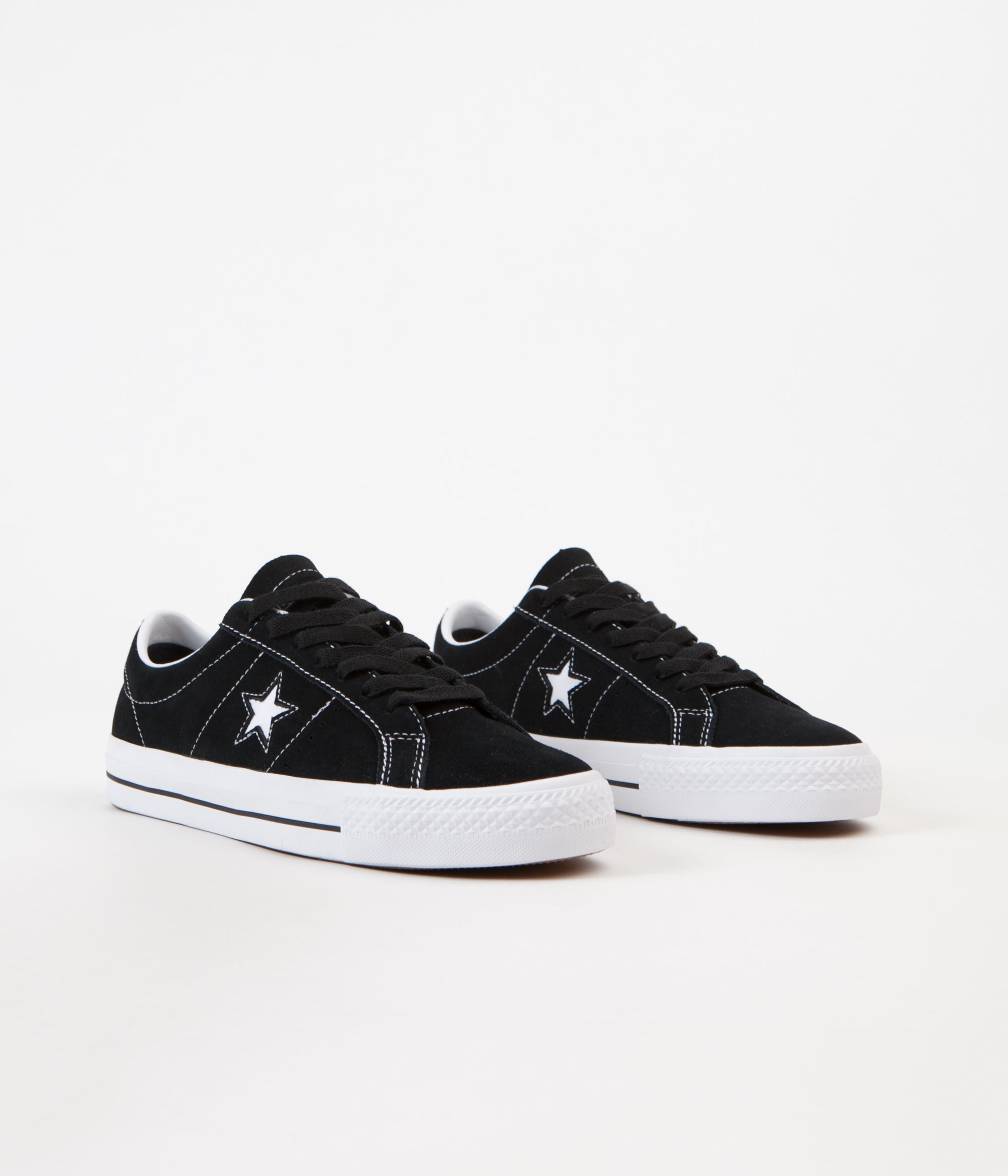 black and white converse one star