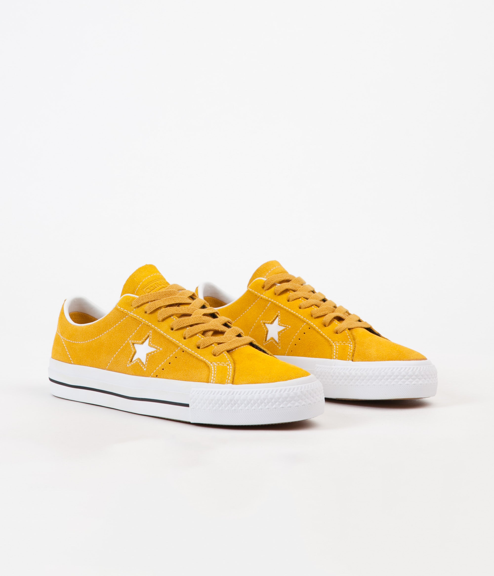 converse one star suede yellow