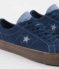 Converse One Star Pro Ox Shoes - Navy 