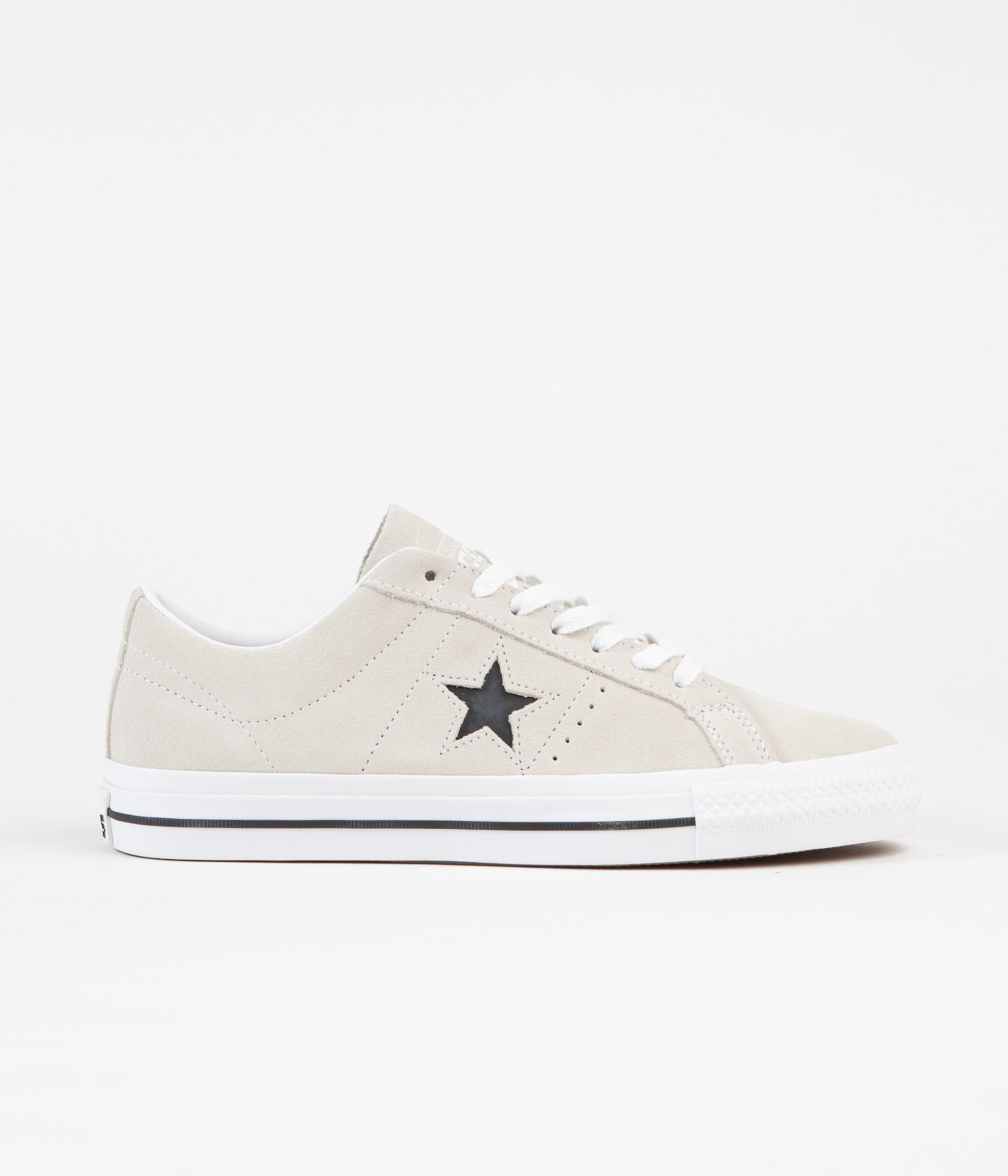 Converse One Star Pro Suede - Egret / White / | Flatspot