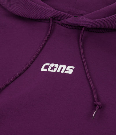 purple converse hoodie