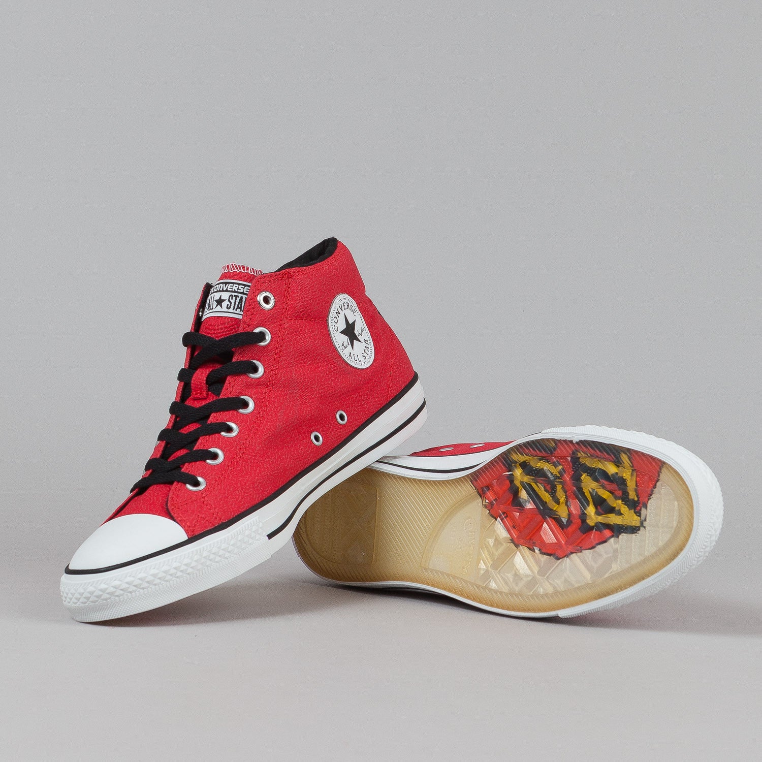 Converse X Santa Cruz CTS Mid Red / Black / White | Flatspot