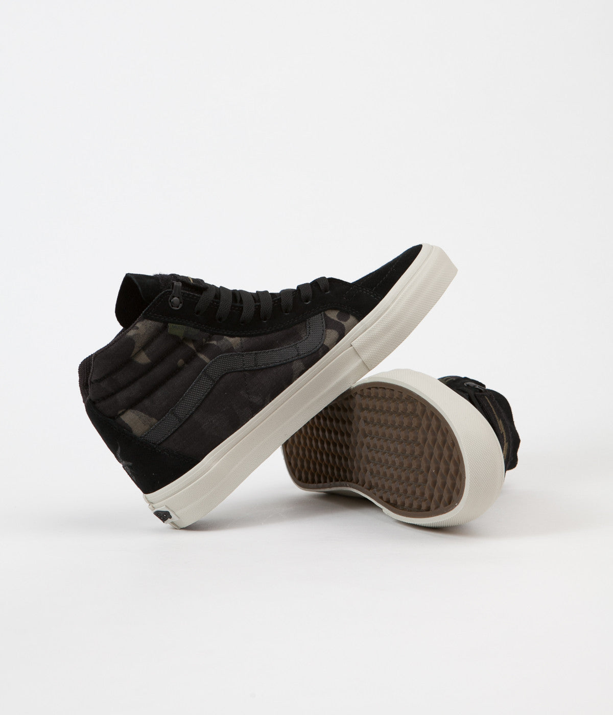 Vans Sk8-Hi Notchback (Defcon) Shoes - Black MultiCam | Flatspot
