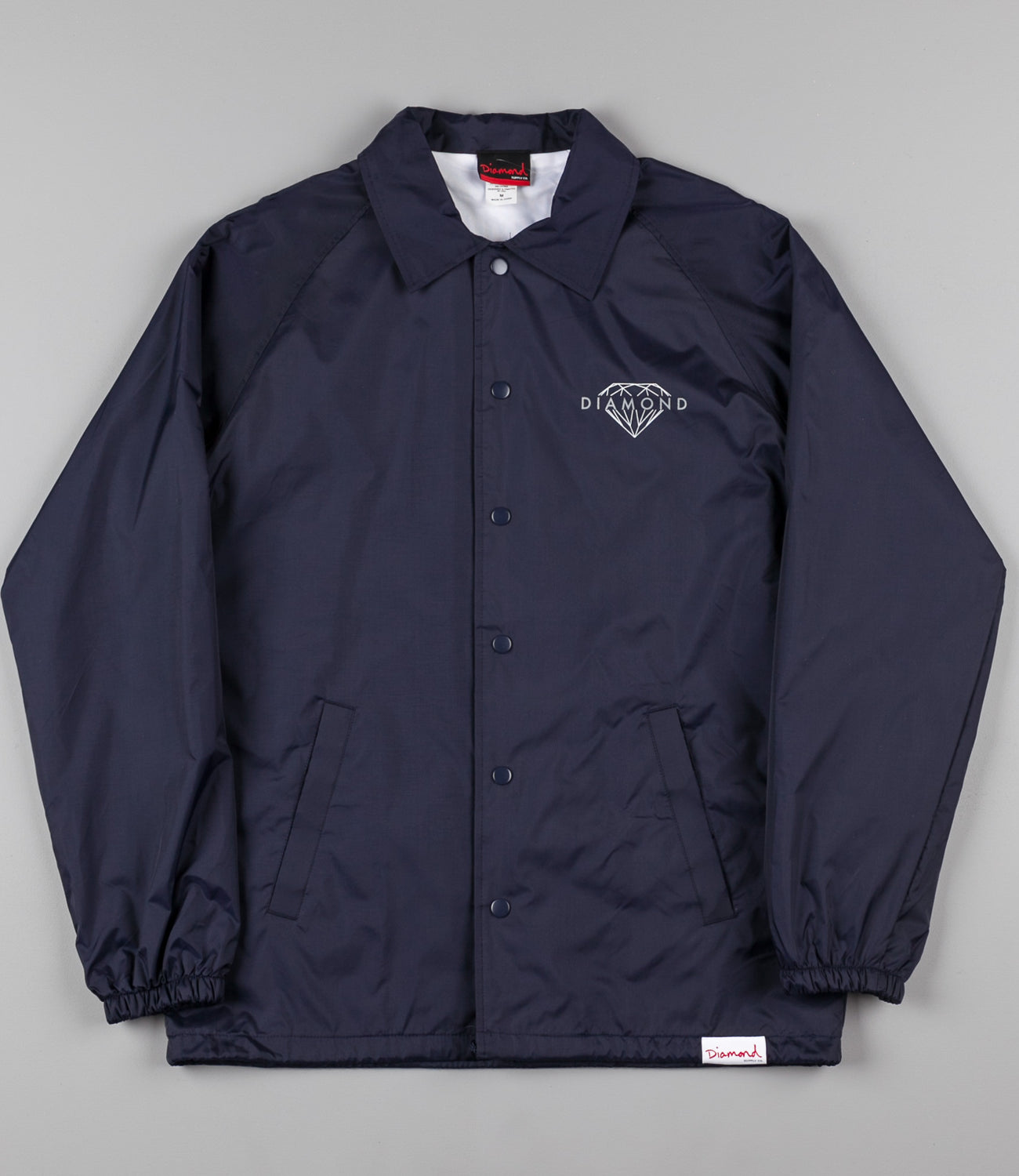 Diamond Brilliant Coach Jacket - Navy | Flatspot