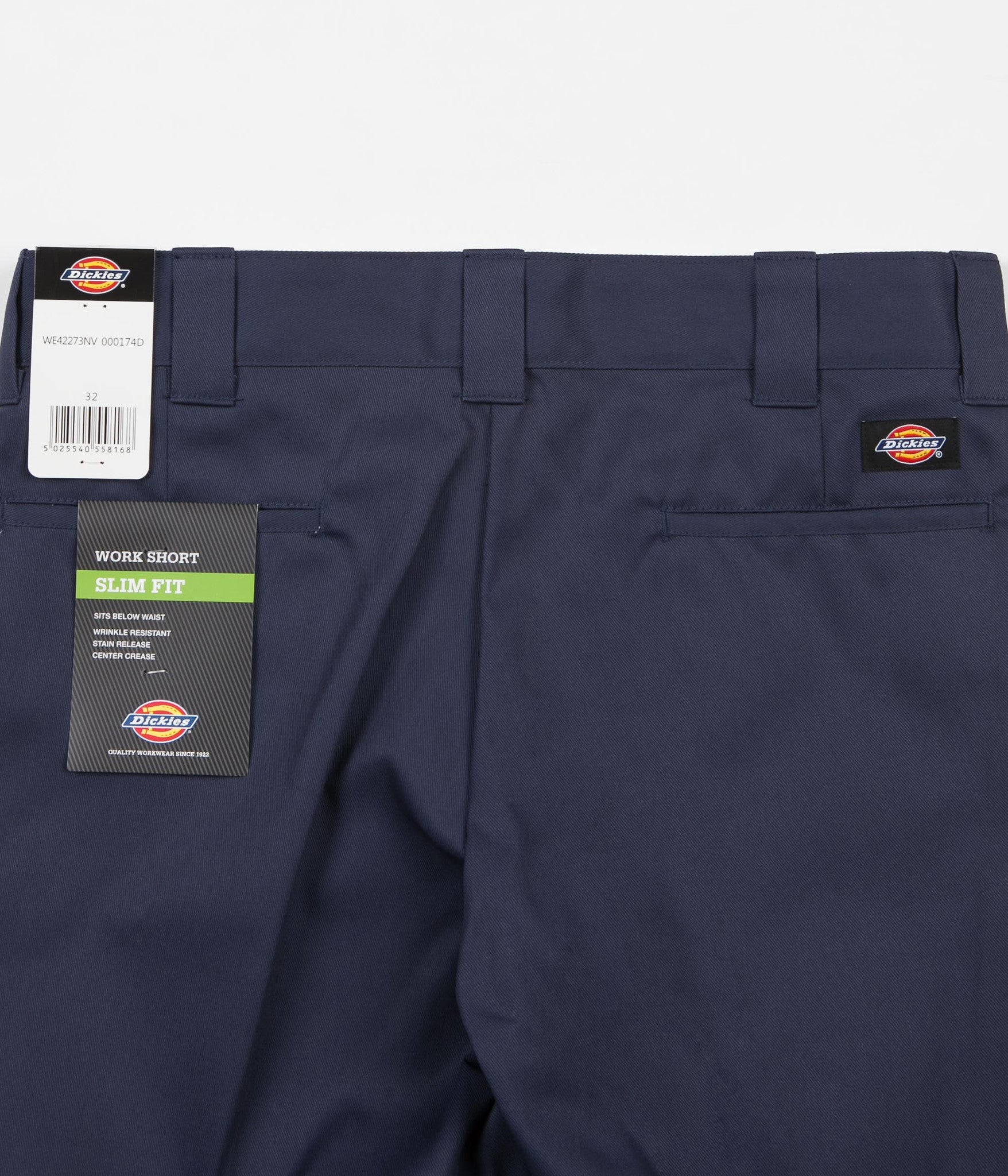 Dickies 273 Slim Fit Work Shorts - Navy Blue | Flatspot